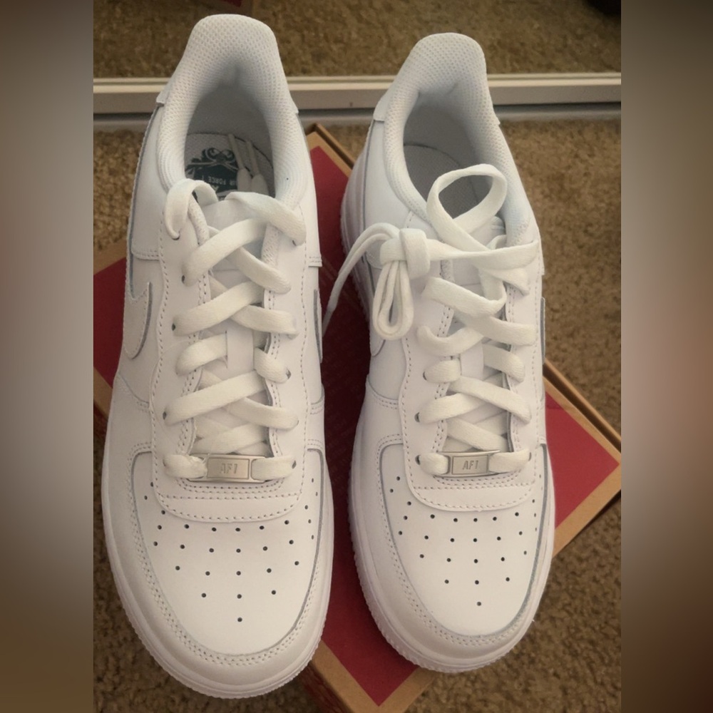 Nike White AF1 Sneakers